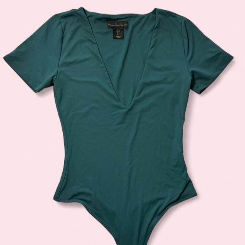 House-of-harlow Women's Green Bodysuit